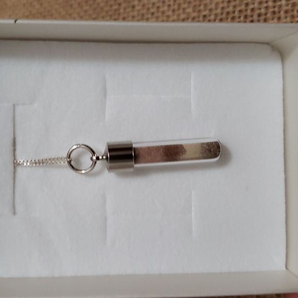 Israeli soil necklace 925 silver. NWT - Picture 2 of 7